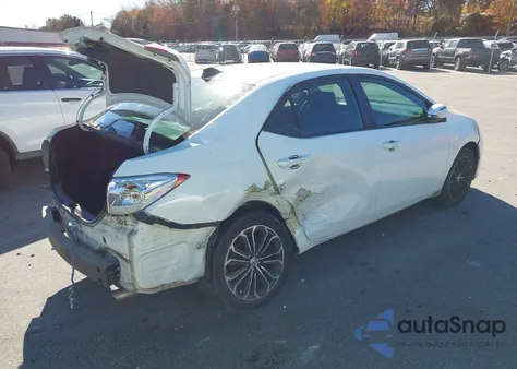 2016 Toyota Corolla S Plus из США, поврежденный, VIN 5YFBURHE1GP482981